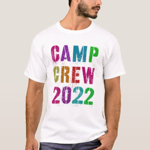 Vintage CAMP CREW 2022 Summer Staff Counselor Teac T-Shirt