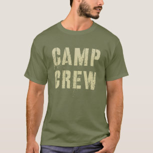 Vintage CAMP CREW Summer Staff Counsellor Teacher  T-Shirt