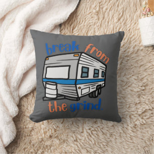 Vintage Camper Pillow