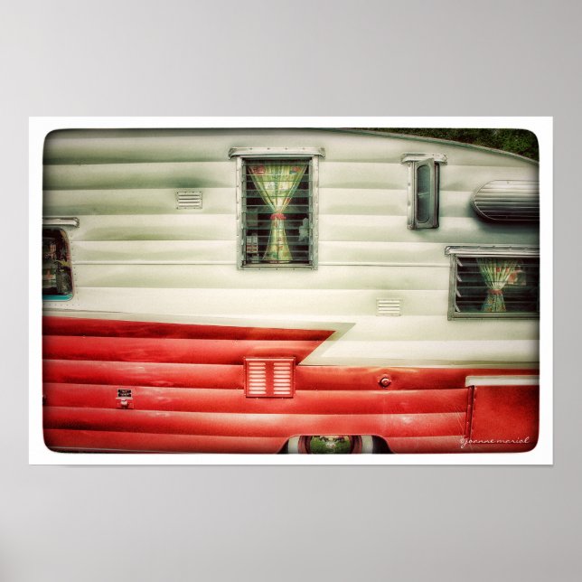 Vintage Camper Poster (Front)