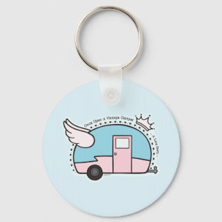 Vintage Camper Trailer Key Ring