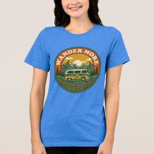 Vintage Camper Van Shirt Wander More Retro