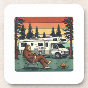 Vintage Camping Motorhome RV Bigfoot Adventure Coaster