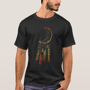 Vintage Camping Trip Dream Catcher Pine Trees Teep T-Shirt