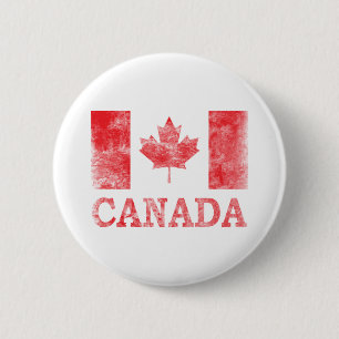 Vintage Canada 6 Cm Round Badge