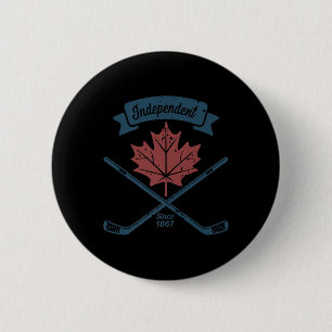 Vintage Canada Day – Independent Since 1867 - Cana 6 Cm Round Badge