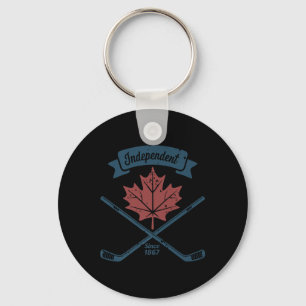 Vintage Canada Day – Independent Since 1867 - Cana Key Ring