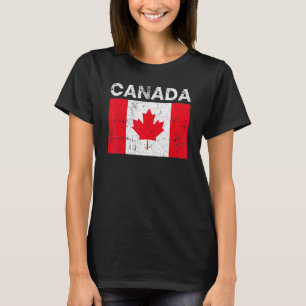 Vintage Canada Flag Canadian Roots T-Shirt