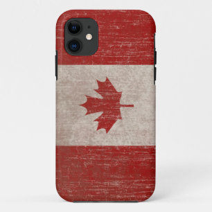 Vintage Canada Flag iPhone 11 Case