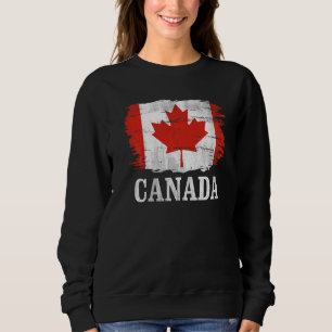 Vintage Canada Flag For Canadian Sweatshirt