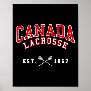 Vintage Canada Lacrosse 1 Poster