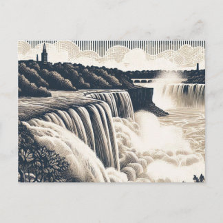 Vintage Canada Post Card Niagara Falls