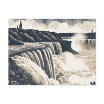 Vintage Canada Post Card Niagara Falls