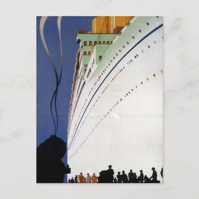 Vintage Canadian Cruise Lines Travel Postcard (Front)