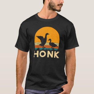 Vintage Canadian Goose Whisperer Cute Bird Anima T-Shirt