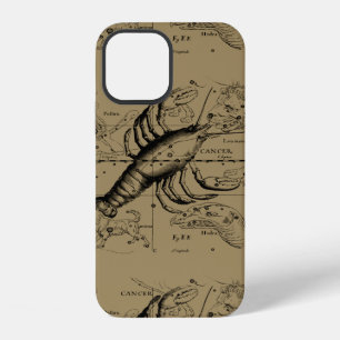 Vintage Cancer Constellation Map Hevelius 1690 iPhone 12 Case