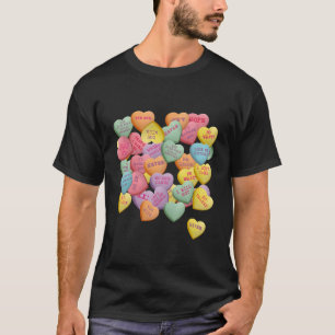 Vintage Candy Conversation Hearts For Anti Valenti T-Shirt