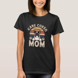 Vintage Cane Corso Mum Dog Mama Puppy Lover Mother T-Shirt
