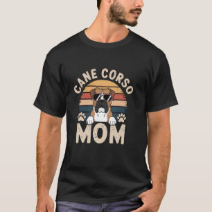 Vintage Cane Corso Mum Dog Mama Puppy Lover Mother T-Shirt