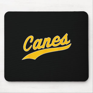 Vintage canes name for men women kids mouse pad