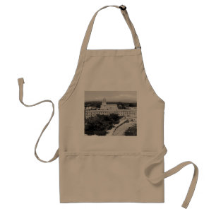 Vintage Cannes Saint-Honorat island monastery Standard Apron