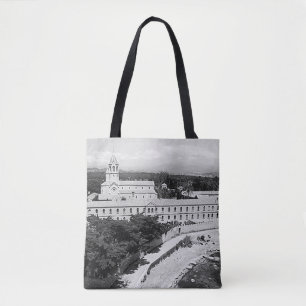 Vintage Cannes Saint-Honorat island monastery Tote Bag