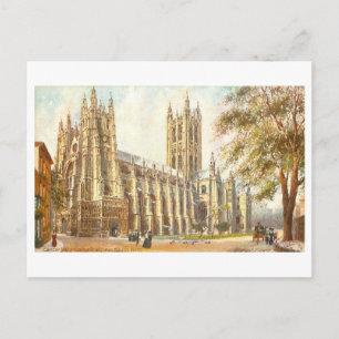 Vintage Canterbury Cathedral Postcard