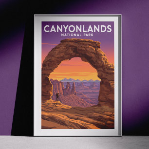 Vintage Canyonlands National Park Poster
