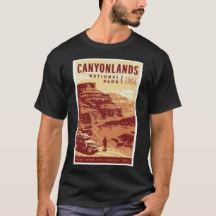 Vintage Canyonlands National Park Utah - Shafer Tr T-Shirt