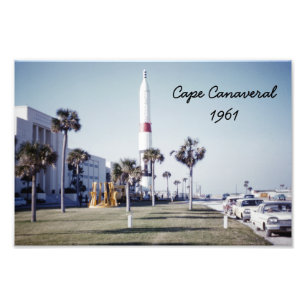 Vintage Cape Canaveral Photographic Print