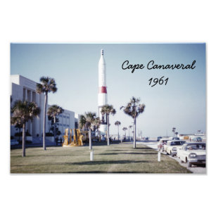Vintage Cape Canaveral Photographic Print
