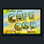 Vintage Cape Cod Mass. Art Deco Poster<br><div class="desc">Vintage Cape Cod Mass. Art Deco Poster Vintage Print print poster print vintage vintage posters vintage , victorian , art deco , retro , fashioned , nostalgic , wall art , wall decoration , office , art deco fashion , travel , old , art , antique , restored , nostalgia...</div>