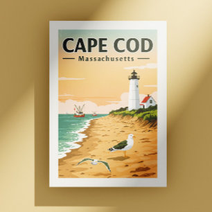 Vintage Cape Cod Massachusetts Postcard