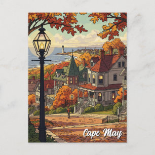 Vintage Cape May New Jersey Travel Postcard