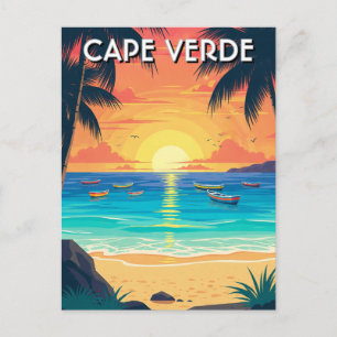 Vintage Cape Verde Travel Postcard