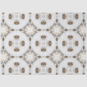 Vintage Cappuccino Coffee Pastel Christmas No 10 Tissue Paper