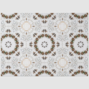 Vintage Cappuccino Coffee Pastel Christmas No 2 Tissue Paper