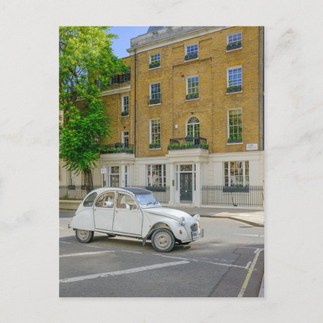 Vintage Car, Belgravia, London Postcard (Front)