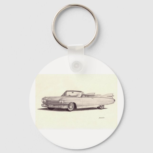 Vintage Car: Cadillac Eldorado Key Ring (Front)