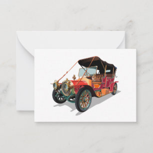 Vintage car card