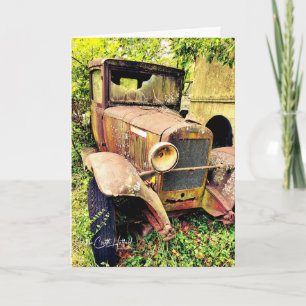 Vintage Car Card