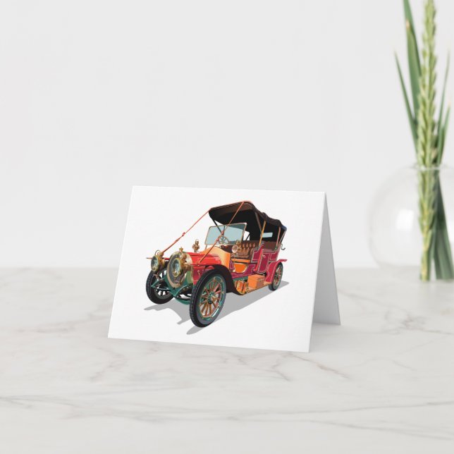 Vintage car card (Front)