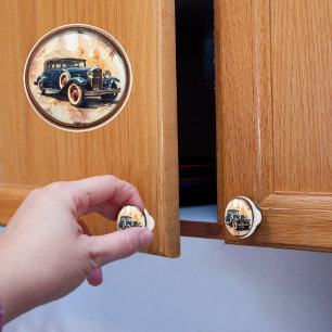 Vintage Car Ceramic Knob