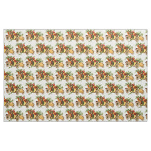 Vintage Car Christmas Mistletoe Thunder_Cove Fabric