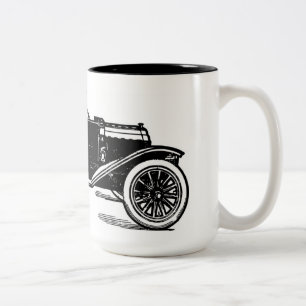 Vintage car coffee mug