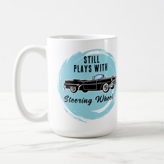 vintage car coffee mug (Left)