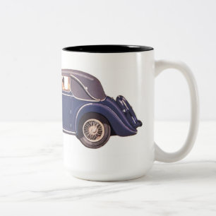 Vintage car coffee mug