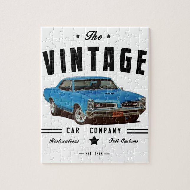 Vintage Car Company Jigsaw Puzzle (Vertical)