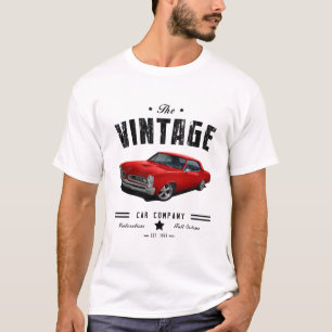Vintage Car Company Red GTO T-Shirt