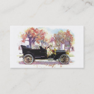 Vintage car custom business cards